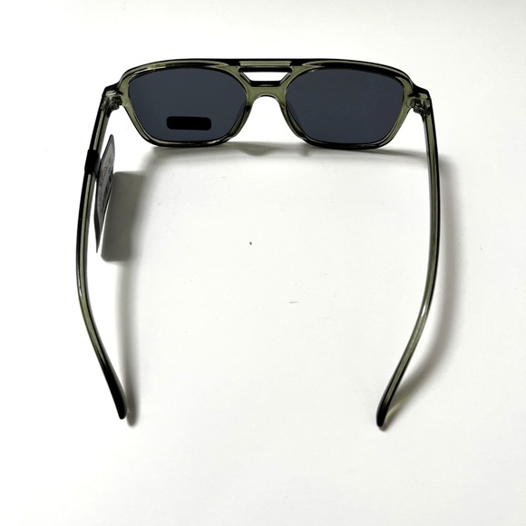 NWT Original HOUSE OF HARLOW Double Bridge Aviator Sunglasses Solid Acetate GREN - Picture 3 of 6